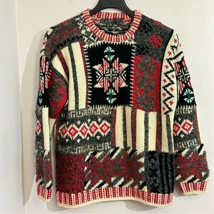 Vintage Liz Claiborne Lizwear Winter Holiday Sweater
